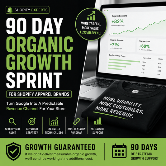90 Day Organic Growth Sprint For Shopify Apparel Brands